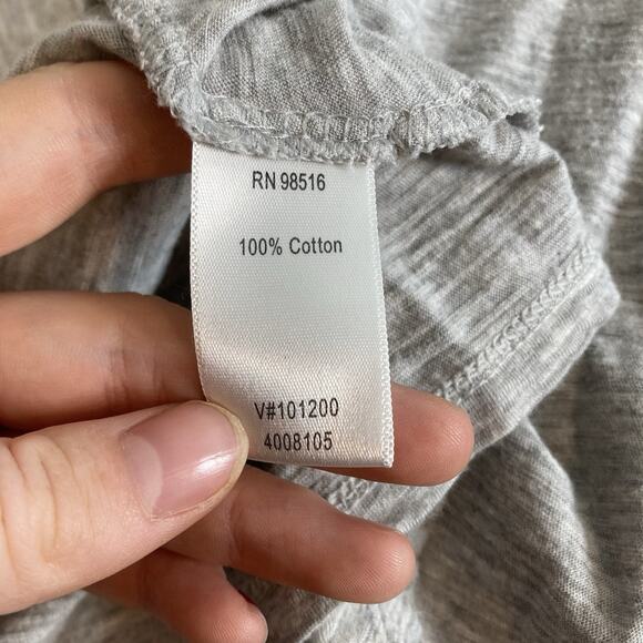 Coldwater Creek Women's Gray Open Front Cardigan Size 1X Soft Indian Cotton - Picture 6 of 11